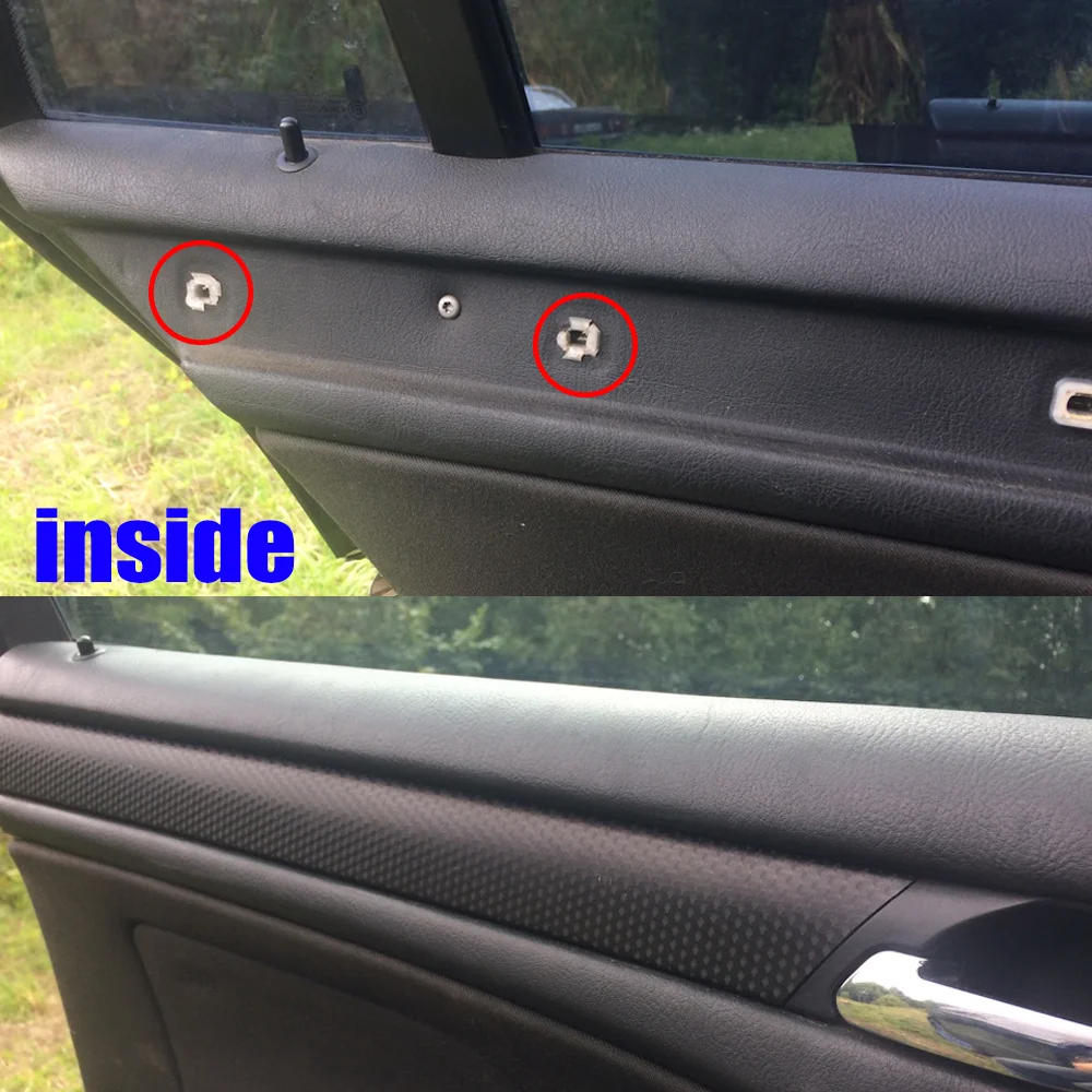 10X İç kapı pervazı Paneli Kalıp Klip Raptiye Tutucu BMW 3 Serisi İçin E46 E90 E91 E92 E93 X5 E53 51418215806 07149158194 Görüntü 2