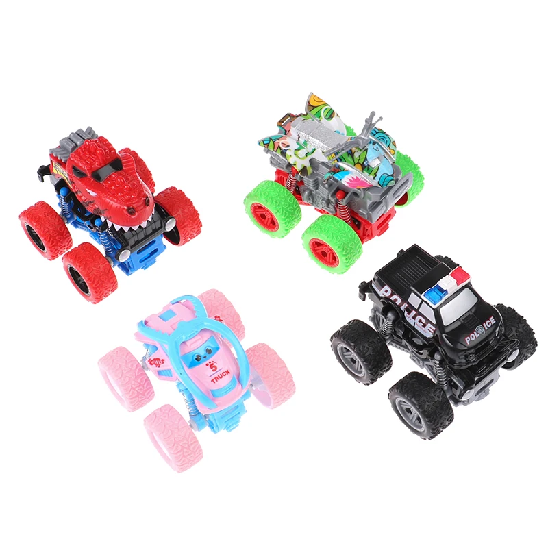 4 Tekerlekli Canavar Dinozor Kamyon Atalet oyuncak arabalar Çocuklar için Erkek Kız Hediyeler 2022 YENİ Oyuncaklar Çocuklar için 2 İla 4 Yaşında Görüntü 2