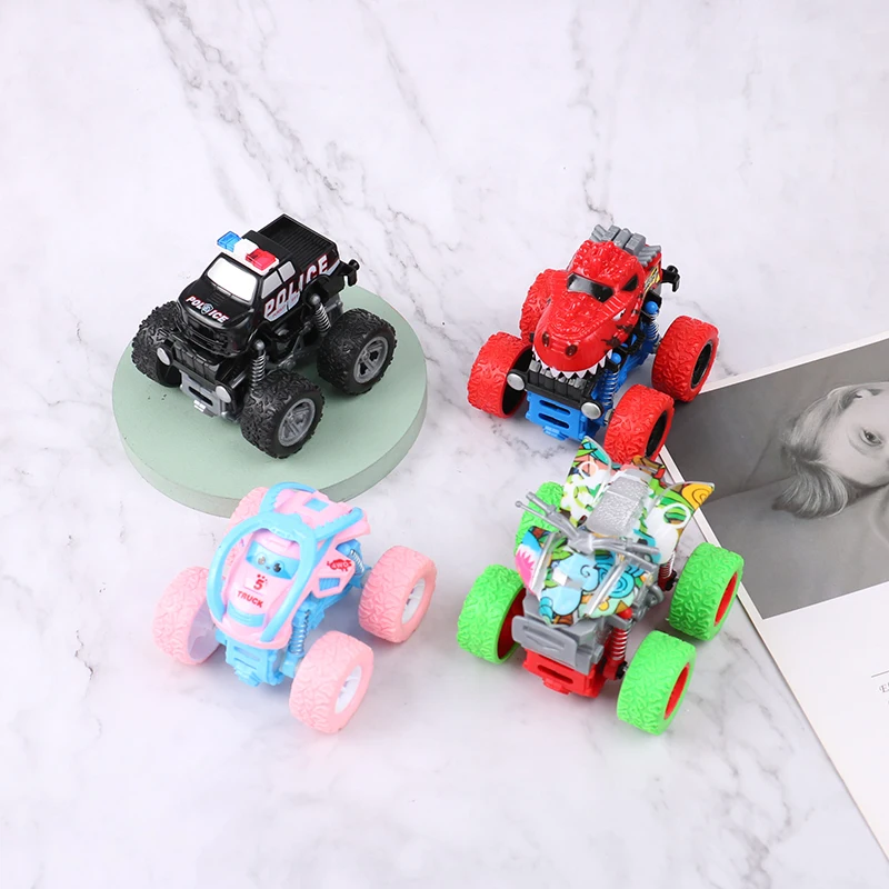 4 Tekerlekli Canavar Dinozor Kamyon Atalet oyuncak arabalar Çocuklar için Erkek Kız Hediyeler 2022 YENİ Oyuncaklar Çocuklar için 2 İla 4 Yaşında Görüntü 3