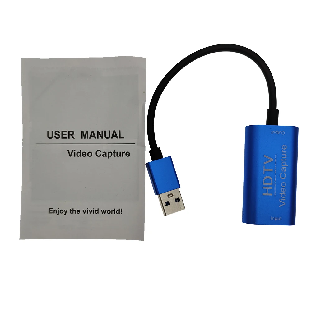 HDMI Uyumlu USB Video Yakalama Kartı HD 1080P HDMI Uyumlu Video Yakalama Kartı Oyun Kayıt Canlı Yayın Yayını Görüntü 5