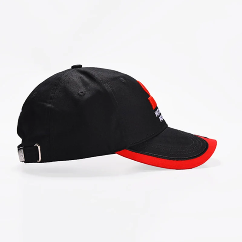 Yeni Varış MOTO GP Yarış beyzbol şapkası 3D Mektup Nakış Moda F1 Snapback Ayarlanabilir Spor şoför şapkası Gorras MZ0074 Görüntü 4