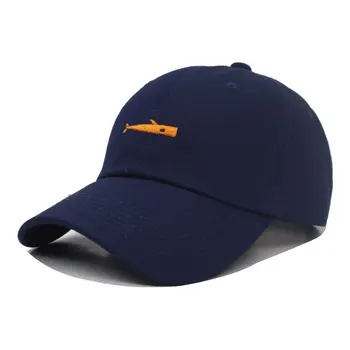 Moda beyzbol şapkası Erkekler ve Kadınlar için Retro baba şapkası Yaz Açık Siperliği Kap Unisex Snapback Şapka Balık Nakış beyzbol şapkası 1