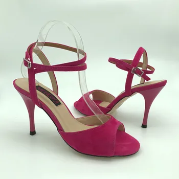 Seksi YENİ Arjantin Tango Dans Ayakkabıları Düğün Ayakkabı parti ayakkabıları kadınlar için Flamenko ayakkabı deri taban T62102RS yüksek topuk
