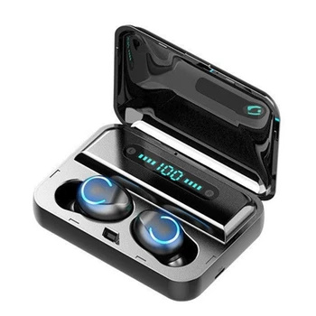 Mini TWS Bluetooth 5.0 Stereo Kulaklık Kablosuz Spor Mikrofon Kulaklık İle LED Dijital Ekran Kulaklık iPhone 13 XR 1
