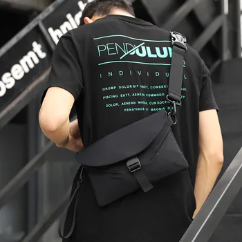 Xiao.p Rahat erkek Yüksek Kaliteli Naylon CrossBody Çanta Tarzı askılı çanta tek omuz çantası Çok Yönlü Erkek Göğüs Çantası 1