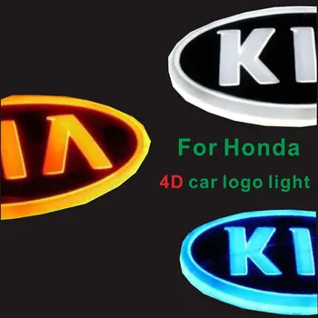 4D Araba Çin 4D ön logo ışığı LED rozeti logo ışığı aydınlık dekoratif ışık otomobil parçaları Kia K5 SORENTO SOUL Freddy Cerato 1
