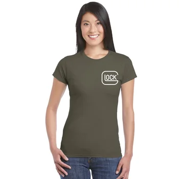 kadın Tees Benzersiz K2 Grafik Tshirt Kız / bayan Glock T Shirt bayan T-Shirt %100 % Pamuk yaz temel TopShirt Kadın Tişörtleri 1