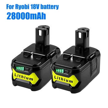 18V 28.0 Ah Li-İon şarj edilebilir pil için Ryobi ONE + kablosuz güç Aracı BPL1820 P108 P109 P106 P105 P104 P103 RB18L50 RB18L40 1