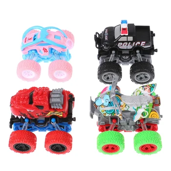 4 Tekerlekli Canavar Dinozor Kamyon Atalet oyuncak arabalar Çocuklar için Erkek Kız Hediyeler 2022 YENİ Oyuncaklar Çocuklar için 2 İla 4 Yaşında 1