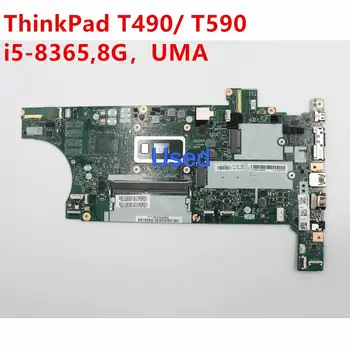 Kullanılan Anakart İçin Lenovo Thinkpad T490 T590 Anakart ı5-8365U 8GB RAM UMA 01YT397 01YT395 1