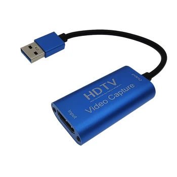 HDMI Uyumlu USB Video Yakalama Kartı HD 1080P HDMI Uyumlu Video Yakalama Kartı Oyun Kayıt Canlı Yayın Yayını 1