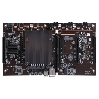 X79-H61 Madencilik Anakart LGA 2011 CPU Soket 5 PCI-E Express 3. 0X8 Yuvaları Destek 3060 GPU DDR3 Bellek Yuvası için Madenci 1
