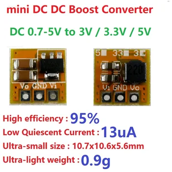 0.7 - 5 V için 3 V 3.3 V 5 V DC DC Boost Dönüştürücü gerilim Step-up Modülü 1