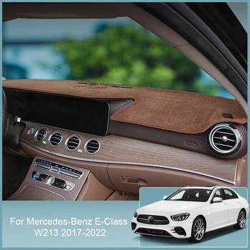 Otomatik Dashboard Kapak Koruyucu Ped Yapay Güneşlik Halı Araba Aksesuarları Mercedes-Benz E-class İçin W213 2017-2022 RHD & LHD 1