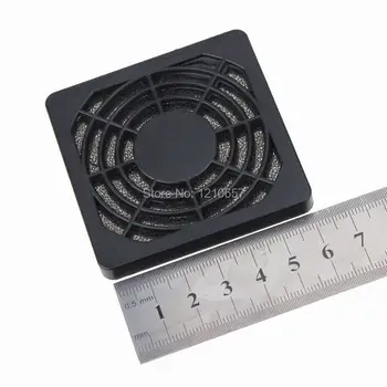 50 Adet LOT 60mm 6cm Siyah Plastik Soğutucu PC Soğutucu Fan Toz Geçirmez Toz Filtresi Kapağı 1
