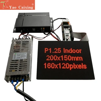 Ücretsiz kargo P1.25 kapalı panel Novastar TB2 wifi denetleyici, MRV210 alıcı kartı, ince güç kaynağı 1