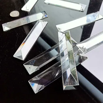 100MM Temizle Kristal Bar Suncatcher Kolye Avize Kristaller Prizmalar Asılı Süsleme Ev dekorasyon ışıklandırma Aksesuarları 1