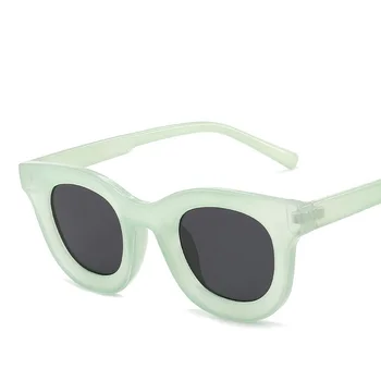 Şeffaf Çerçeve Yuvarlak Güneş Gözlüğü Kadın Erkek Şeffaf Şeker Renk Moda Gözlük Trend güneş gözlüğü Shades UV400 Oculus Gafas 1