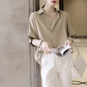 2022 yeni moda sonbahar kadın tatlı boncuk kabarcık kollu i̇nciler düğme gazlı bez bluzlar bayanlar zarif örgü gömlek blusas tops Satılık! \ Kadın Giyim - Korkmazambalaj.com.tr 11