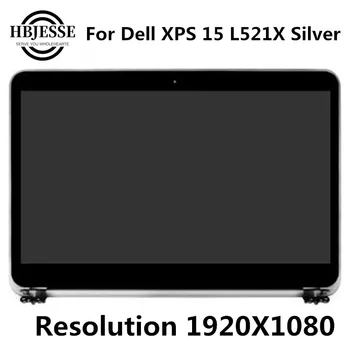 Orijinal YENİ 15.6 inç Laptop Komple LCD Tam Ekran montaj ekranı Değiştirme Dell XPS 15 İçin L521X Gümüş 1