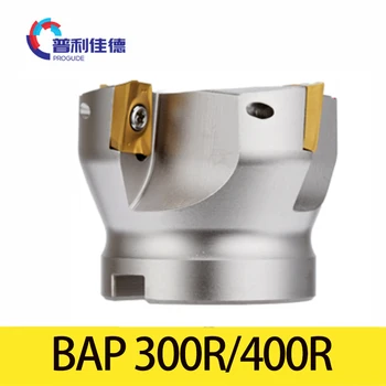 BAP 300R 400R işleme merkezi kesici kafa Karbür endekslenebilir düz frezeleme kesiciler Yazıcı İçin Sağ Açı R0. 8 1