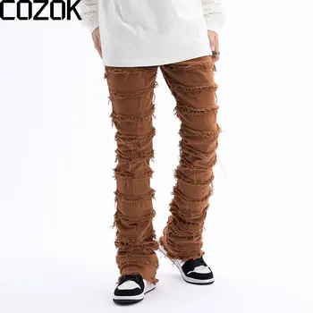 Simwood 2022 sonbahar yeni gevşek konik %100 % pamuk ayak bileği uzunlukta kot erkekler rahat artı boyutu streetwear denim pantolon Satılık! \ Erkek Giyim - Korkmazambalaj.com.tr 11