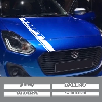 2022 Araba Kaput Spor Çıkartmaları Suzuki Swift Jimny için Baleno Vitara SX4 Ignis Alto Samurai Grand Vitara Oto Araba Motor Kapağı 1
