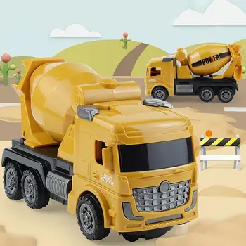 Büyük İnşaat Araç Oyuncak İnşaat Güç Haulers çimento mikser çimento mikser kamyonu Çocuklar İçin Hediyeler Oyna Pretend 1