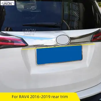 1 Adet Toyota Rav4 2016 2017 2018 2019 Krom Arka Bagaj kapak Trim 1