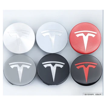 Tesla modeli 3 model s modeli x aksesuarları araba tekerlek kapağı abs tekerlek jant kapağı Silikon somun 1