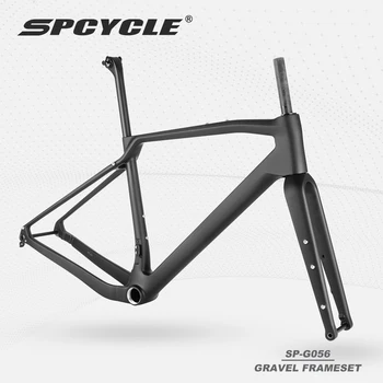 2023 Yeni T1000 Karbon Çakıl bisiklet iskeleti 700x47C disk fren T47 Cyclocross Yol bisiklet iskeleti Seti 1