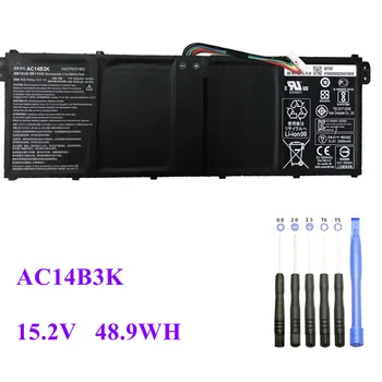 AC14B3K Laptop Batarya İçin Acer Aspire R5-571T R5-571TG S14 CB3-511 Hızlı 3 SF314-51 R 11 R3-131T S14 15.2 V 48.9 WH / 3220mAh 1
