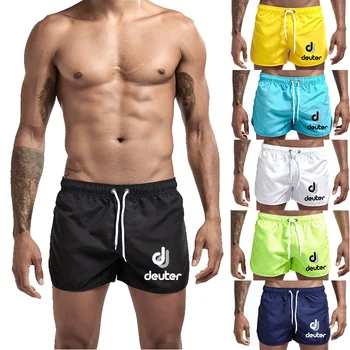 2022 Erkekler Moda Yaz Çabuk Kuru Şort Moda Gevşek Erkek Mayo Yüzmek Şort Plaj Kıyafeti Spor Erkek Giyim 1