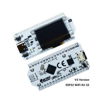 ESP32 WıFı Kiti 32 V3 Sürüm Yeni Geliştirme Kurulu 0.96 İnç Mavi OLED Ekran şeylerin Internet Arduino için Tam frekans 1