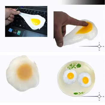 Yaratıcı Simülasyon Kızarmış Yumurta Oyuncaklar Yetişkin Çocuklar Komik Oyuncak Kabartma Stres Hediyeler Prank Trick Oyuncaklar Pratik Şakalar Oyuncak 1
