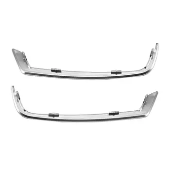 2 adet Ön Kapı Hoparlör Kapağı Boşluk Trim Gümüş İç Mekanlar BMW 5 Serisi için F10 2011-2013 Araba İç Aksesuarları 1