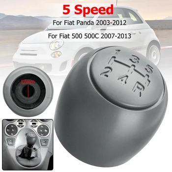 5 Hız Vites Sopa Vites Kolu Topuzu Hentbol Fiat 500 için 500C 2007-2013 Panda 2003-2012 1