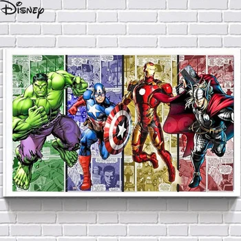 Disney 5D Elmas boyama kiti Marvel Süper Kahraman Mozaik Tam Matkap Sanat Çapraz Dikiş DİY Elmas Nakış Ev Dekor Çocuklar Hediye 1