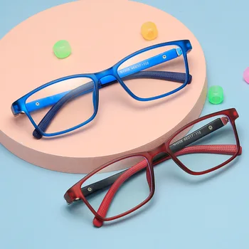 Elbru çocuk Anti-mavi ışık silikon gözlük çocuklar yumuşak çerçeve gözlüğü düz gözlük moda gözlük çerçevesi şeffaf Lens gözlük 1