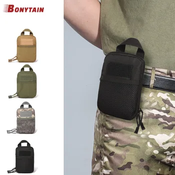 600D Naylon Taktik Çanta Açık Molle Askeri Bel fanny paketi Cep Telefonu Kılıfı Kemer Bel av çanta EDC takım çantası Gadget