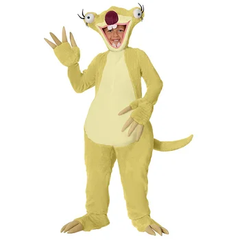 Cadılar bayramı Kostüm Sahne Performansı Cosplay Film Karakter Kostüm Hayvan Tembellik Sid Kostüm Tembellik Sid Giyim Çocuklar için 1