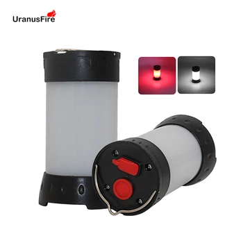 Uranusfire Mini COB LED Taşınabilir çadır feneri Lambası Su Geçirmez USB şarj edilebilir el feneri Fener lampe 18650 pil Powered By 1