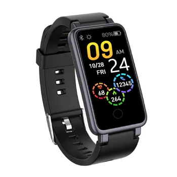 Yeni Spor akıllı Bileklikler C2 artı 1.14 İnç IP67 Su Geçirmez Spor Takip akıllı bilezik İzle Android / IOS Smartwatch 1
