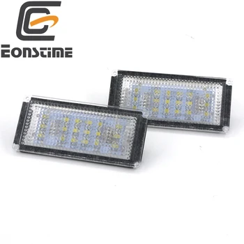 2 adet 18 LED plaka numarası aydınlatma Lambaları OBC Hata Ücretsiz 18 LED BMW E46 2D E46 M3 2004 2005 2006 1