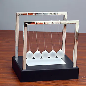 Newton Beşiği Denge Çelik Topları Sürekli Hareket Çarpışma Topu Okul Öğretim Fizik Bilim Sarkaç Oyuncak Ev Dekorasyon 1