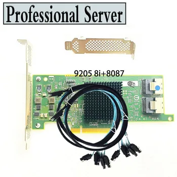 LSI 9205-8ı HP H220 6Gbs SAS HBAIT Modu İçin ZFS FreeNAS Korkusuz 2 * SFF8087