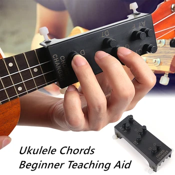 8 Akor Acemi Ukulele Yardım Eğitim Araçları Öğrenme Sistemi Küçük gitar teli Uygulama Aksesuarları 1