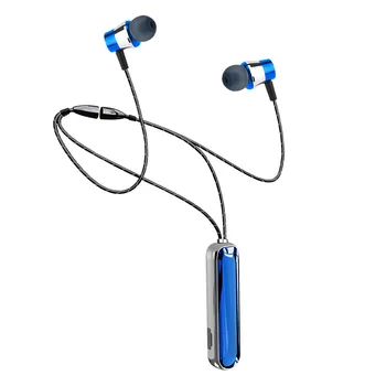 D24 Yeni Bluetooth Kulaklık kablosuz kulaklıklar Hifi Boyun Bandı Kulaklıklar Müzik Çalma Ses Kontrolü için Mic İle Spor