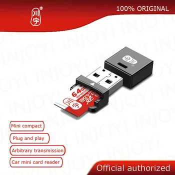 Kawau Microsd kart okuyucu 2.0 USB Mini Kart Adaptörü TF Kart Yuvası ile C292 Max Destek 128GB Hafıza kart okuyucu Bilgisayar için 1
