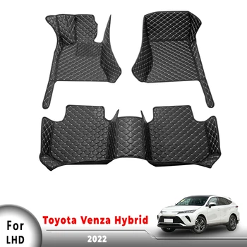 Toyota Venza için Hibrid 2022 Araba Paspaslar Halı Su Geçirmez Kilim Özel Kapak tasarım İç Aksesuarları Ürün Pedallar